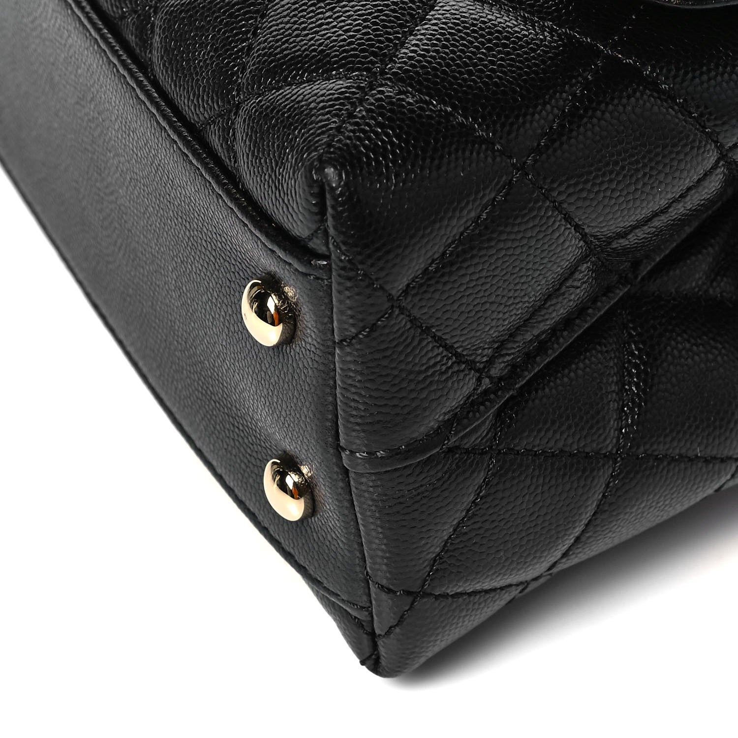 Chanel Caviar Quilted Mini Coco Handle Flap Black 9 of 9