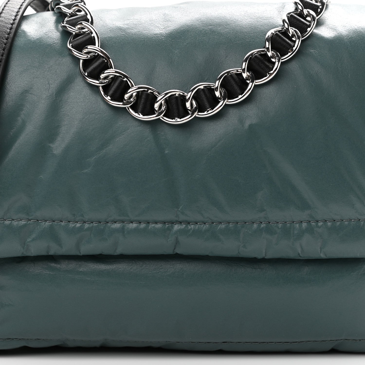 Marc Jacobs Lambskin The Mini Pillow Bag Armory Blue 8 of 10
