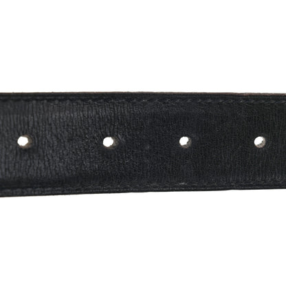 Hermes Togo Box 32mm H Belt 85 Blue Jean Black 8 of 8
