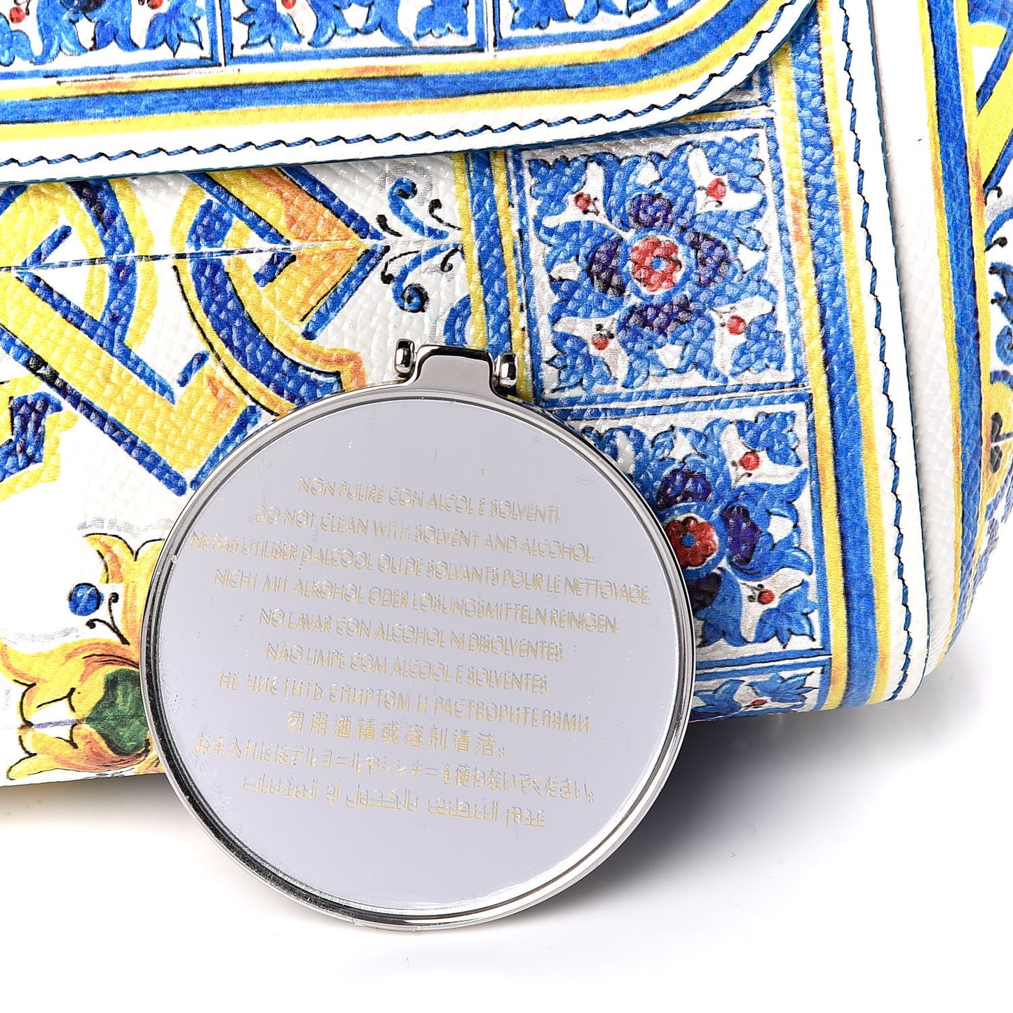 Dauphine Majolica Print Medium Miss Sicily Satchel Multicolor