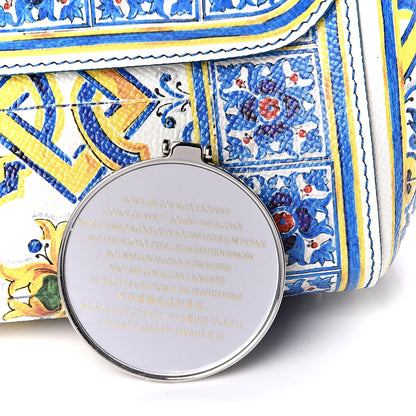Dolce & Gabbana Dauphine Majolica Print Medium Miss Sicily Satchel Multicolor 10 of 10