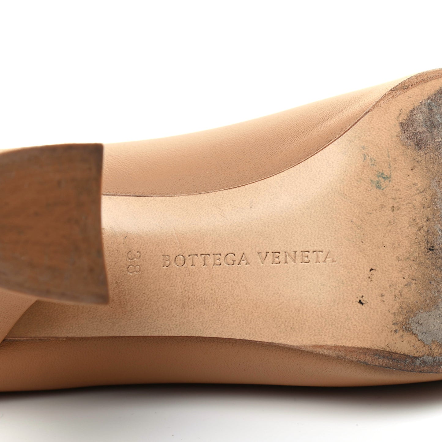 Nappa Almond Pumps 38 Nude