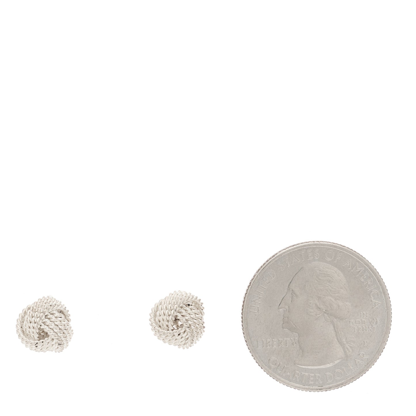Sterling Silver Twist Knot Earrings