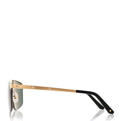 Cartier Metal Santos de Cartier Pilot Sunglasses CT0385S Gold 3 of 8