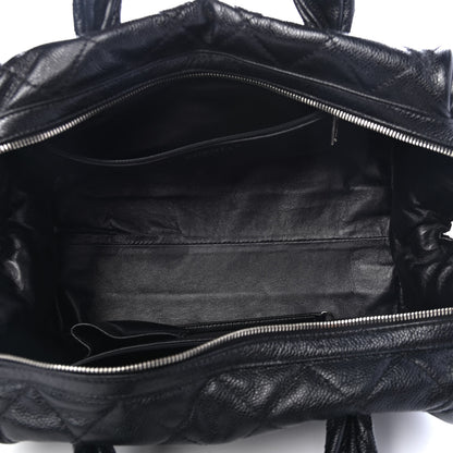 Chanel Caviar Quilted CC Timeless Bowler Black 4 of 4