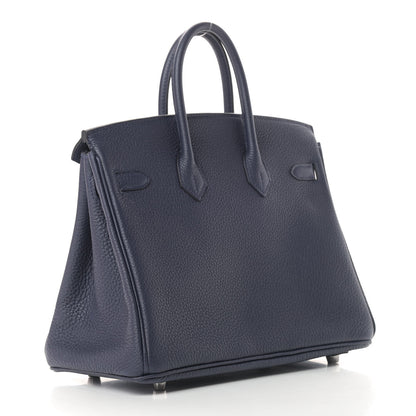 Hermes Togo Birkin 25 Bleu Nuit 2 of 7