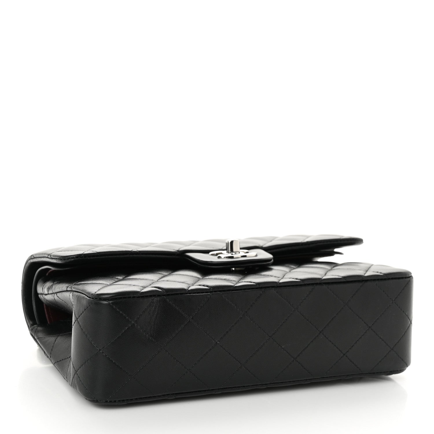 Chanel Lambskin Quilted Small Double Flap Black 4 of 11