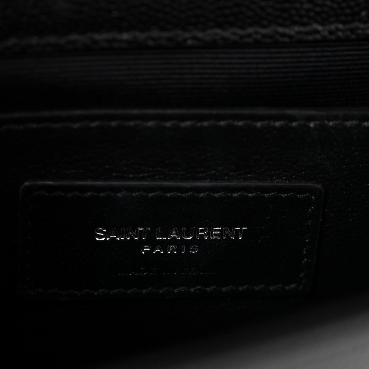 Saint Laurent Grain De Poudre Small Monogram Kate Satchel Black 6 of 12