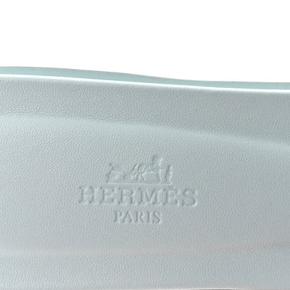 Hermes Epsom Oran Sandals 38 Bleu Littoral 8 of 9