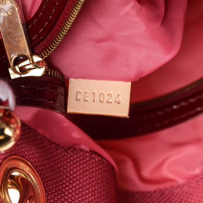 Louis Vuitton Cotton Monogram Eponge Cabas Rouge 7 of 9