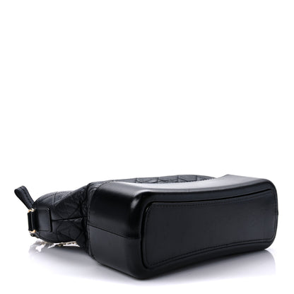 Chanel Aged Calfskin Quilted Medium Gabrielle Hobo Black 4 of 9