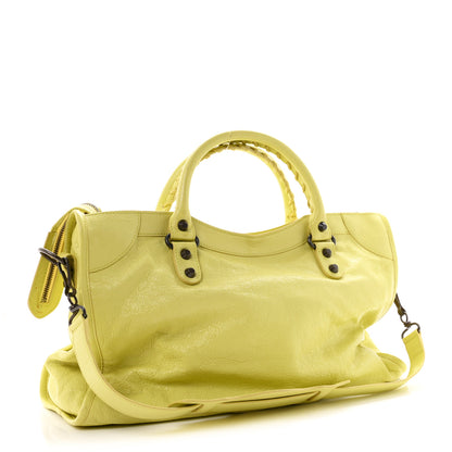 Balenciaga Agneau Classic Hardware City Jaune Citronnade 4 of 11