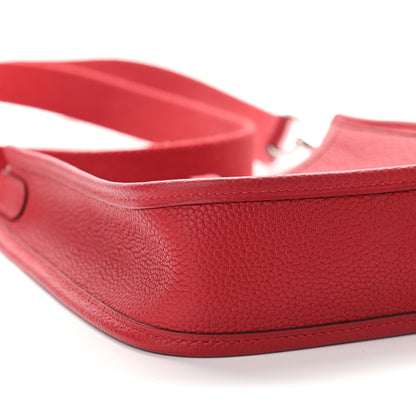 Hermes Taurillon Clemence Evelyne TPM Rouge Piment 8 of 9