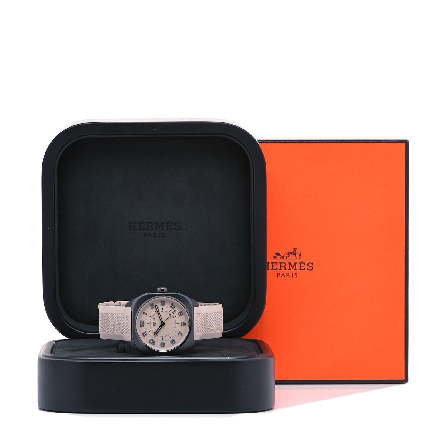 Titanium Rubber 39mm H08 Special Edition Automatic Watch Taupe