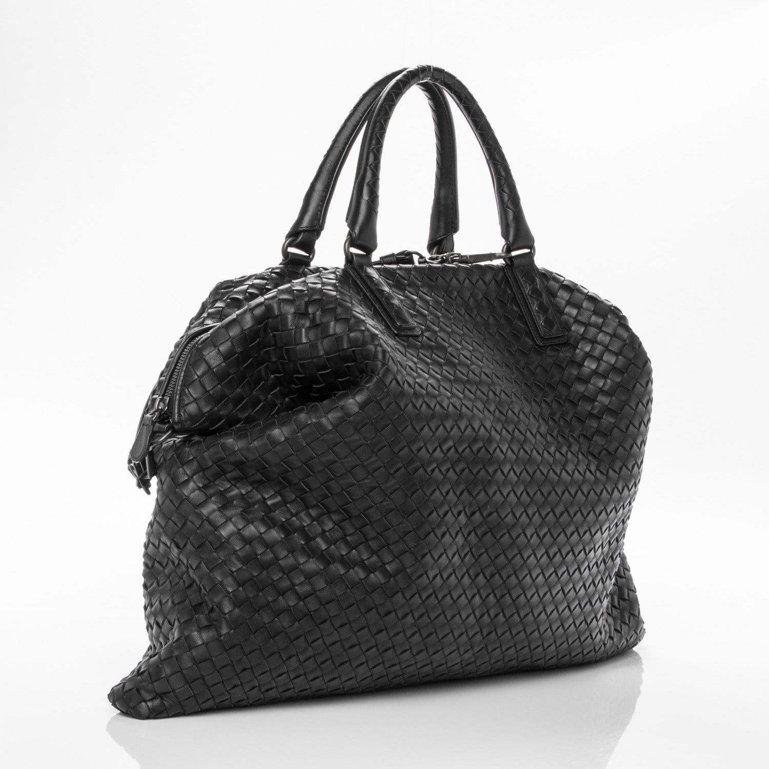 Bottega Veneta Nappa Intrecciato Maxi Convertible Tote Tourmaline 3 of 8