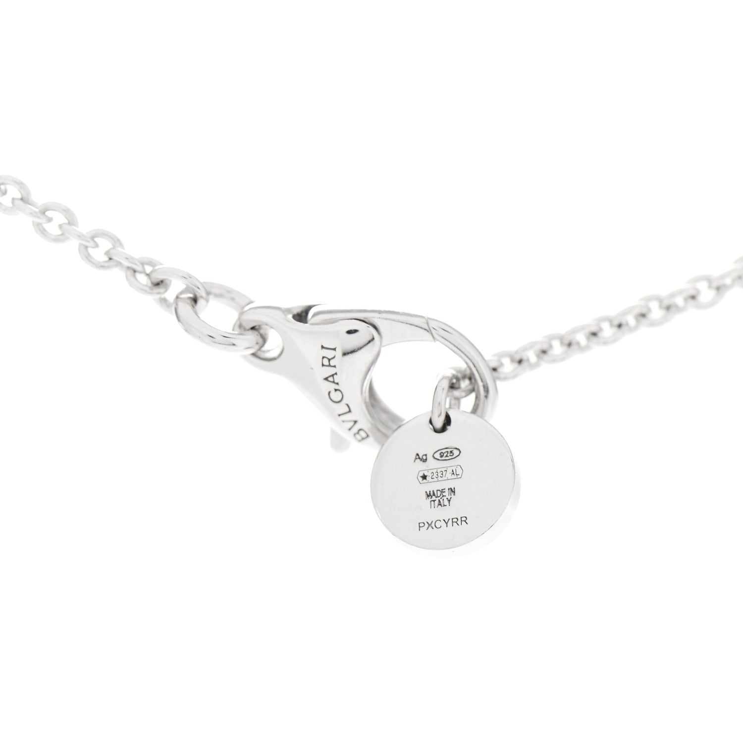 Bulgari Sterling Silver Black Onyx Ruby Save The Children Anniversary Pendant Necklace 4 of 7