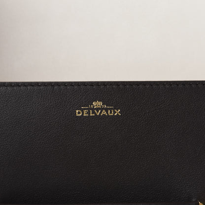 Delvaux Calfskin Mini Madame Crossbody Dark Brown White 15 of 21