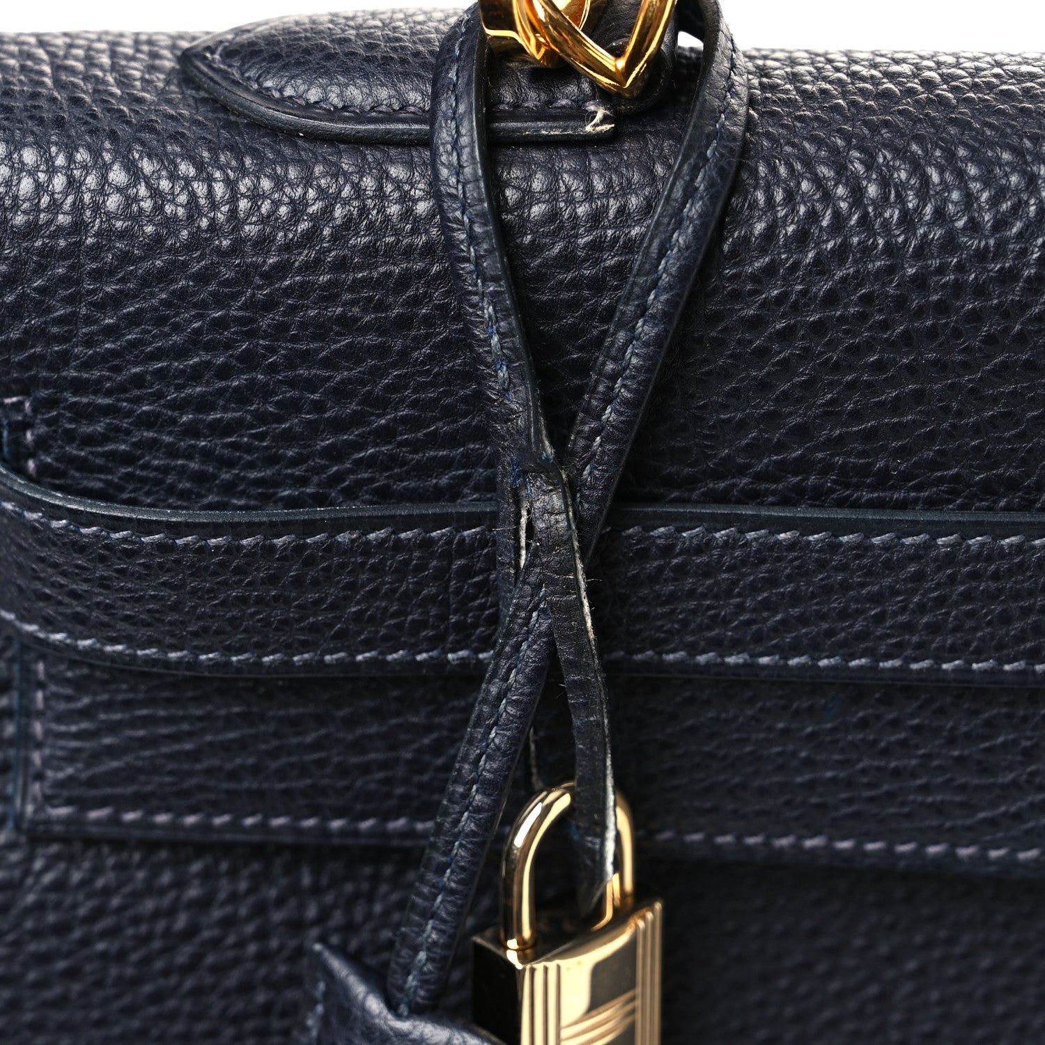 Hermes Fjord Kelly Sellier 35 Bleu Indigo 17 of 18