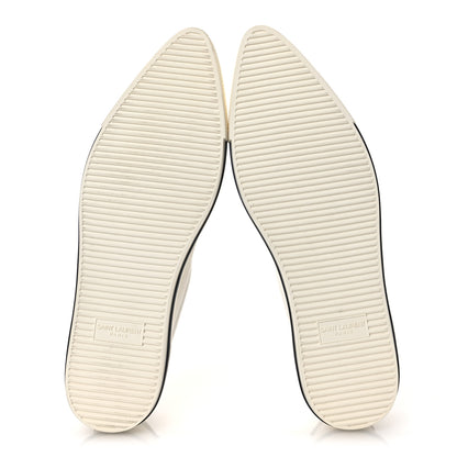 Saint Laurent Elba Greenwich Club Low Top Sneakers 41 Off White Black Bianco 7 of 11
