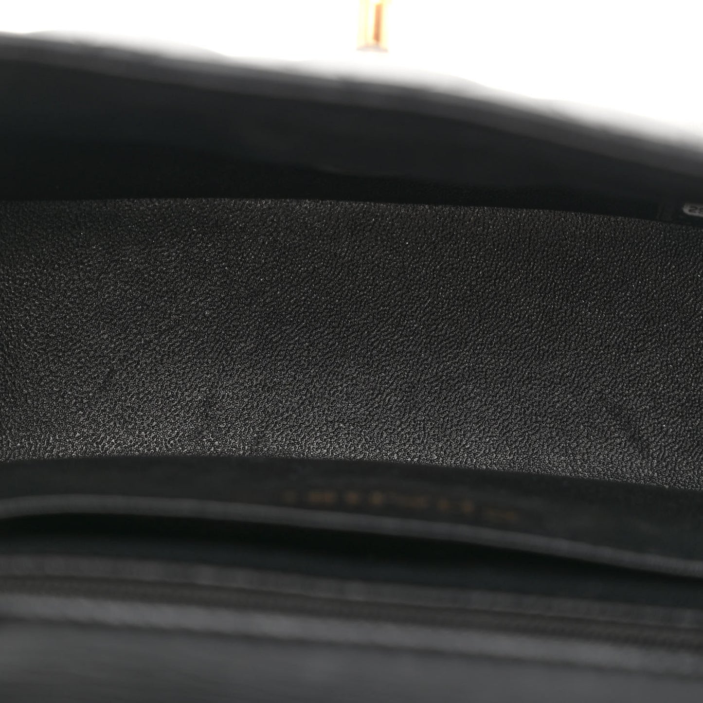 Lambskin Quilted Mini Square Flap Black