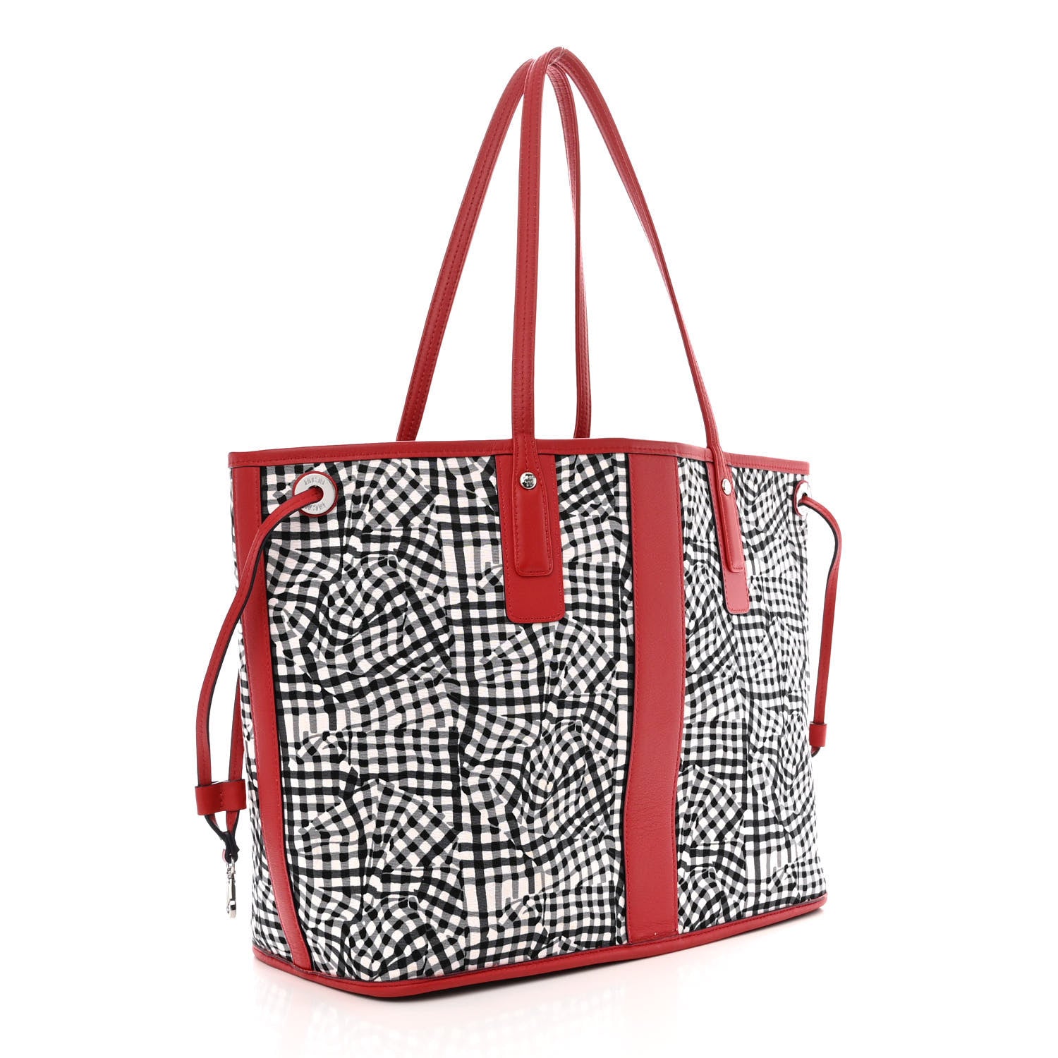 MCM Visetos Large Liz Reversible Shopper Tote Ruby Red 16 of 20