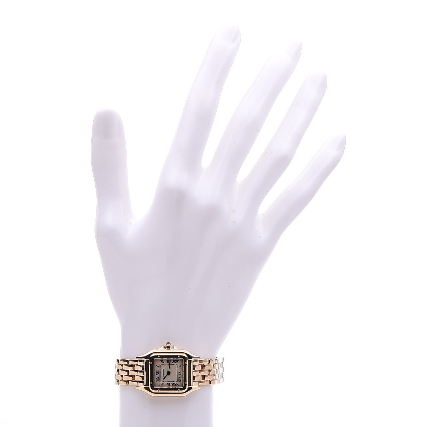 Cartier 18K Yellow Gold 22mm Panthere Quartz Watch 2 of 9