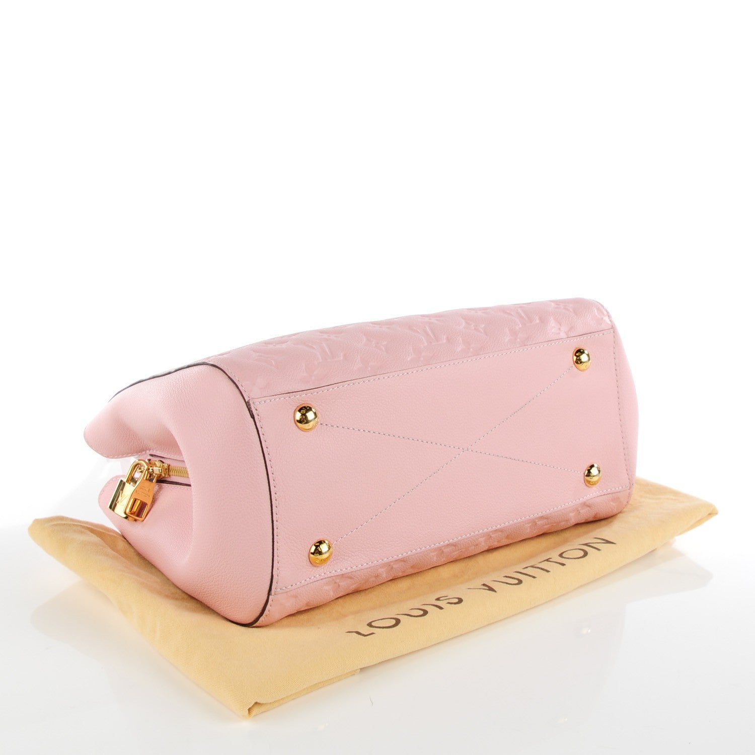 Louis Vuitton Empreinte Montaigne MM Rose Ballerine 4 of 8