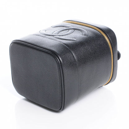 Chanel Caviar Cosmetic Vanity Bag Black 4 of 9