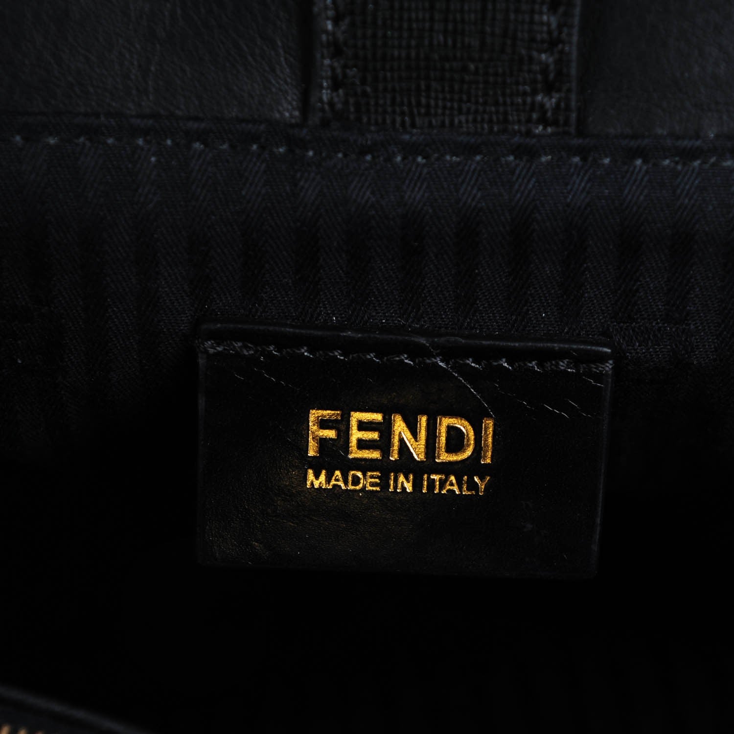 Fendi Vitello Elite Petite 2Jours Tote Black 6 of 8