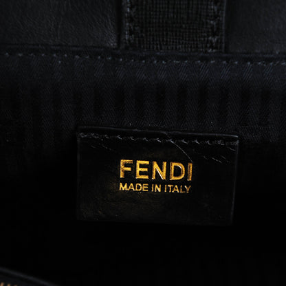 Fendi Vitello Elite Petite 2Jours Tote Black 6 of 8