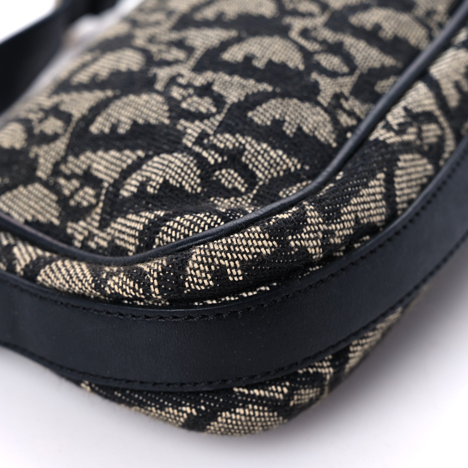 Christian Dior Monogram Shoulder Bag Pochette Blue 9 of 14