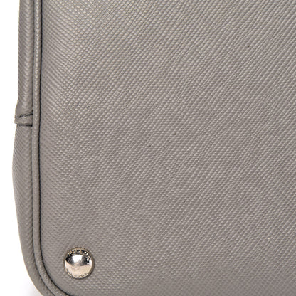 Prada Saffiano Cuir Medium Double Handle Tote Marmo Salvia 19 of 20