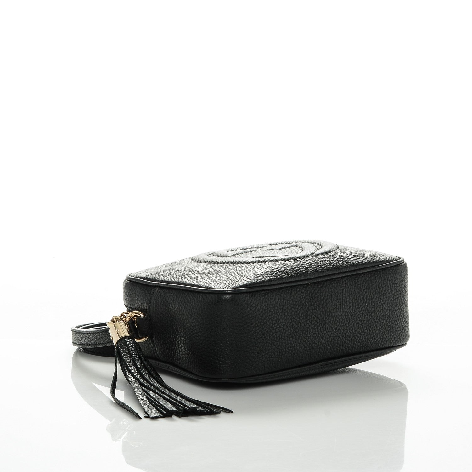 Gucci Pebbled Calfskin Small Soho Disco Bag Black 4 of 7