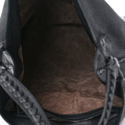 Bottega Veneta Washed Cervo Deerskin Large Hobo Black 5 of 11