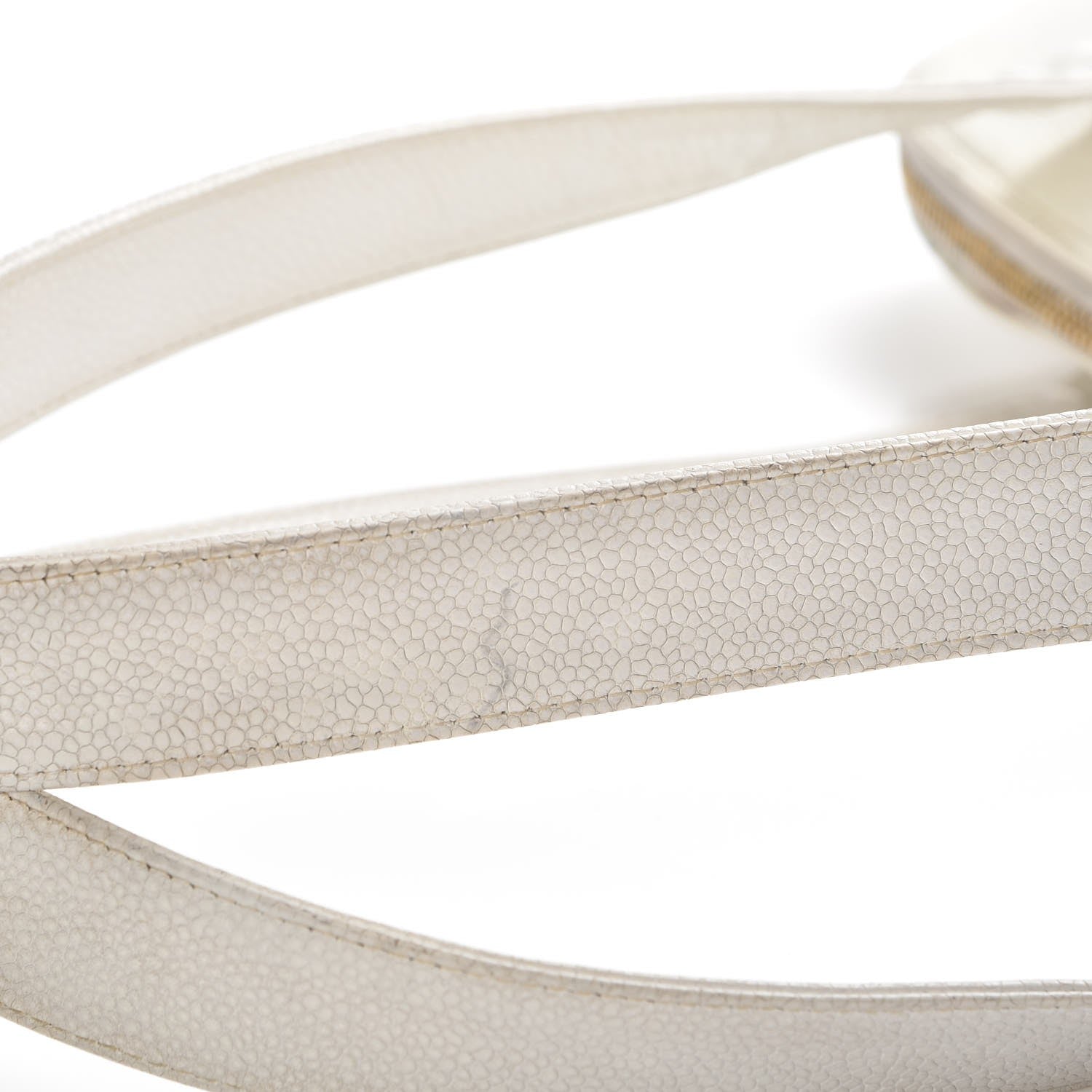 Chanel Caviar CC Tote White 12 of 13