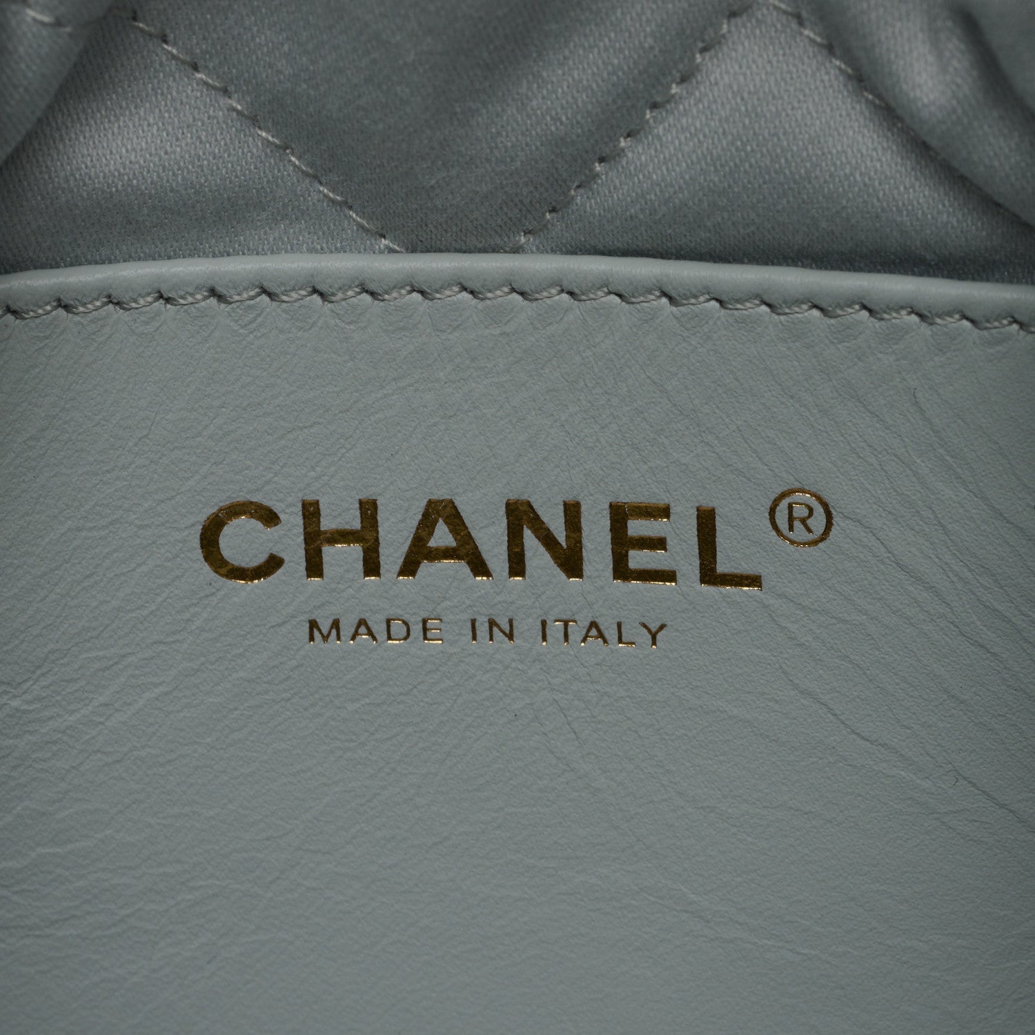 Chanel Shiny Calfskin Quilted Mini Chanel 22 Light Blue 6 of 9