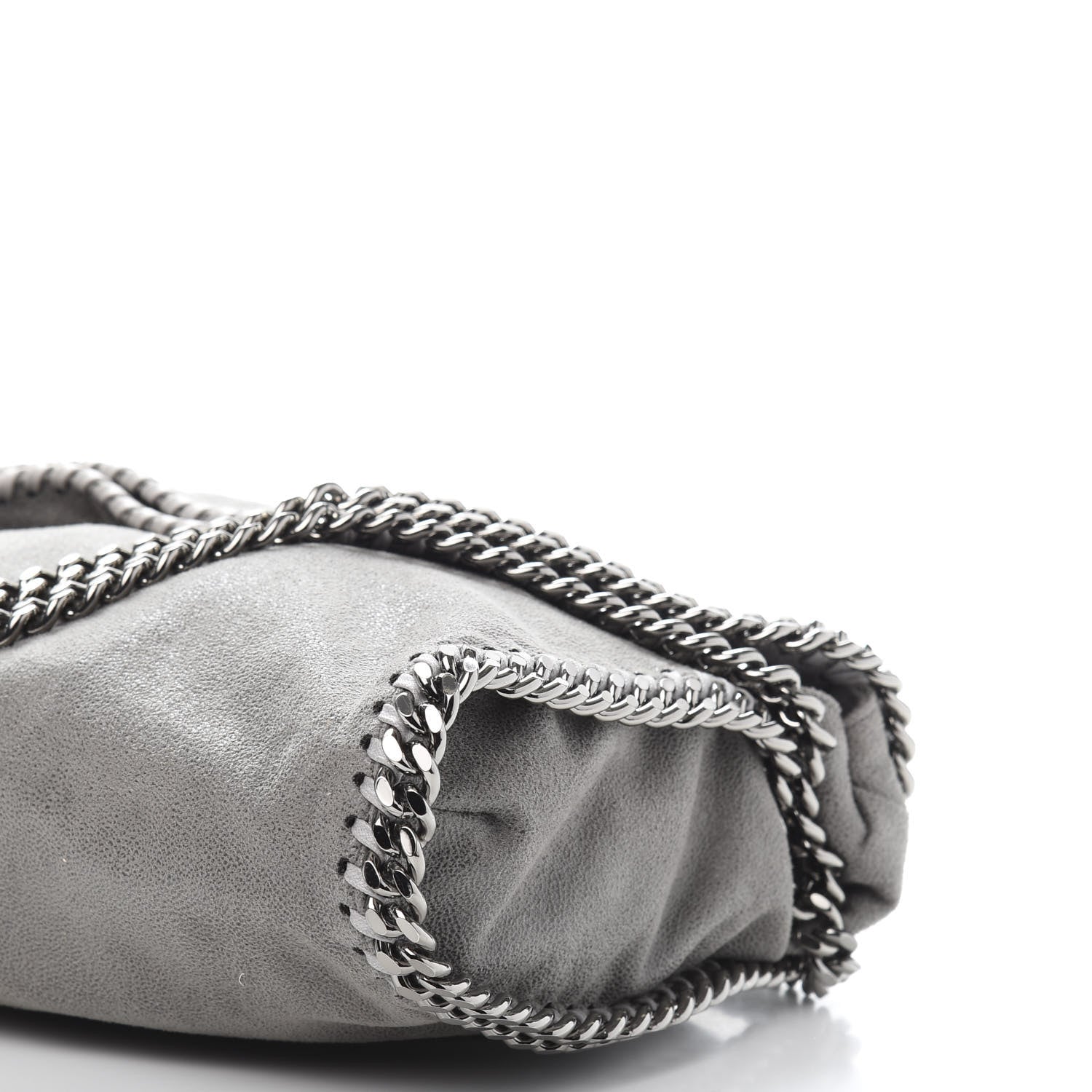 Stella McCartney Shaggy Deer Falabella Fold Over Tote Grey 8 of 11