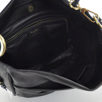Christian Dior Lambskin Libertine Medium Hobo Black 5 of 7