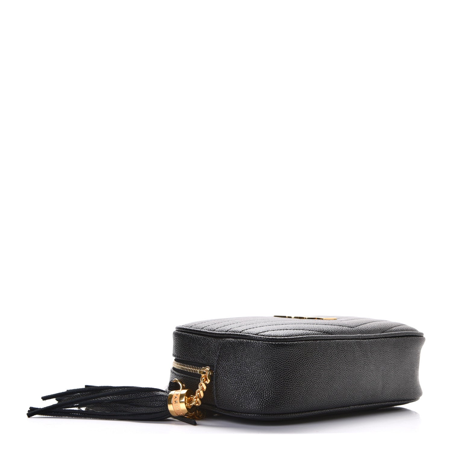 Saint Laurent Grain De Poudre Matelasse Monogram Mini Lou Camera Bag Black 4 of 9