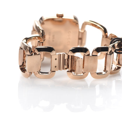 Gucci Stainless Steel Diamond 32mm G-Gucci Square Quartz Watch Black 8 of 9