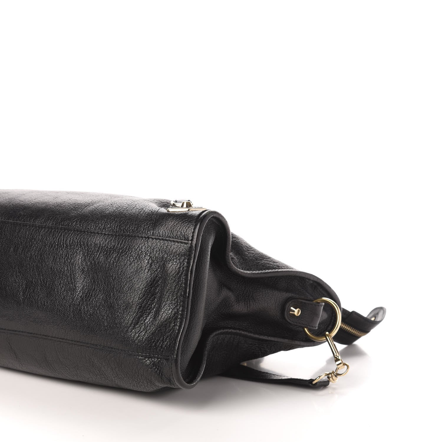 Balenciaga Chevre Gold Metallic Edge Hardware City Black 9 of 10