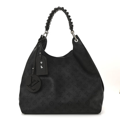 Louis Vuitton Mahina Carmel Hobo Black 1 of 13