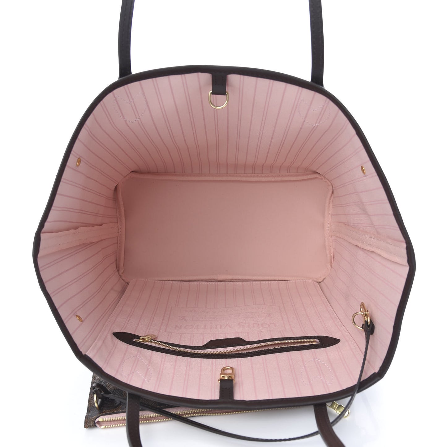 Damier Ebene Neo Neverfull MM Rose Ballerine