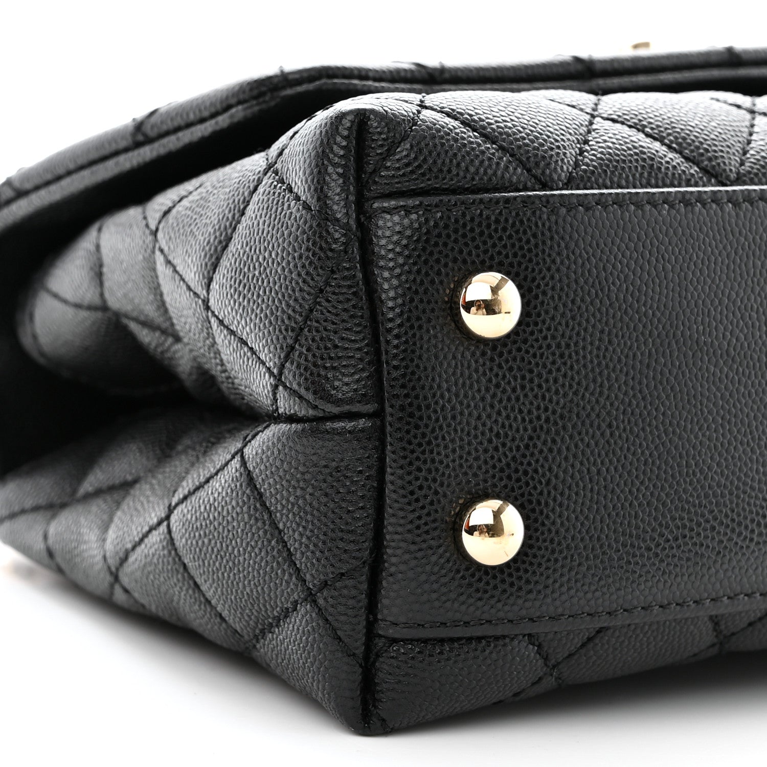Chanel Caviar Quilted Mini Coco Handle Flap Black 9 of 10