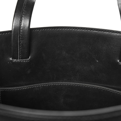 Prada Calfskin Triangle Tote Bag Black 13 of 15