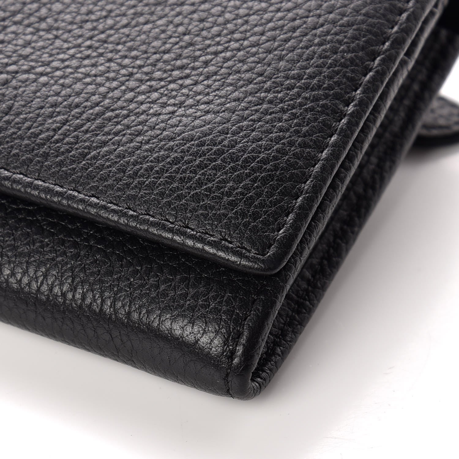 Mulberry Classic Grain Small Tree Continental Wallet Black 6 of 9
