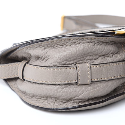 Chloe Calfskin Mini Marcie Round Crossbody Bag Cashmere Grey 7 of 10