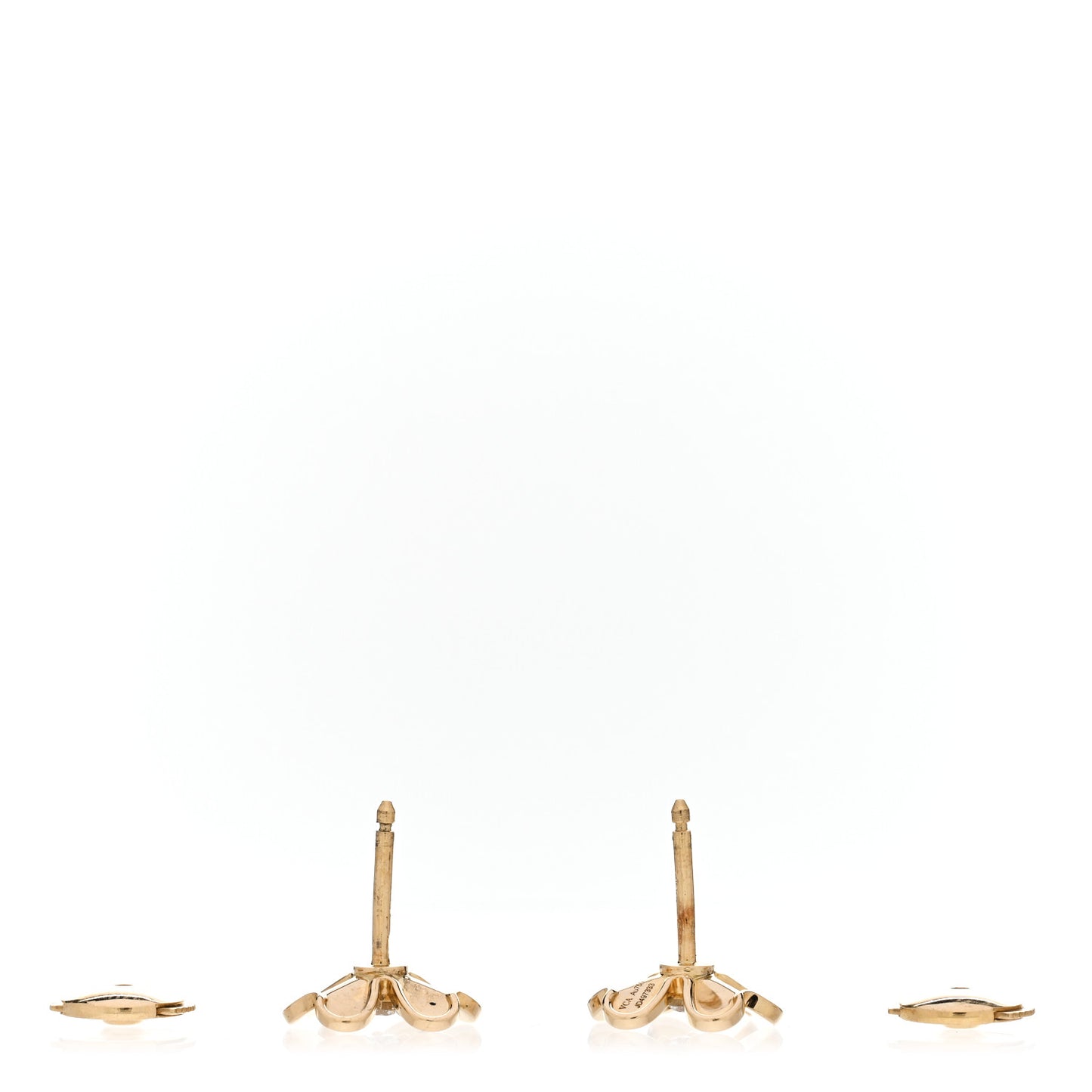 18K Yellow Gold Diamond Mini Frivole Earrings