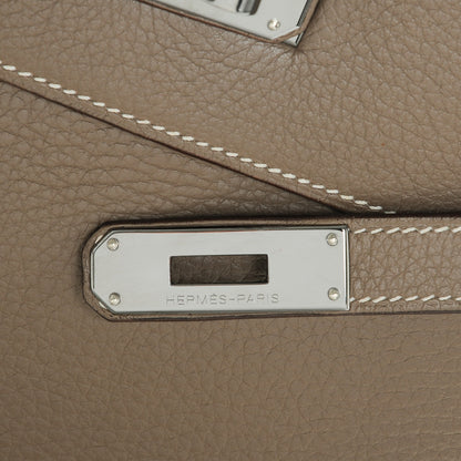 Hermes Taurillon Clemence Kelly Retourne 32 Etoupe 8 of 24