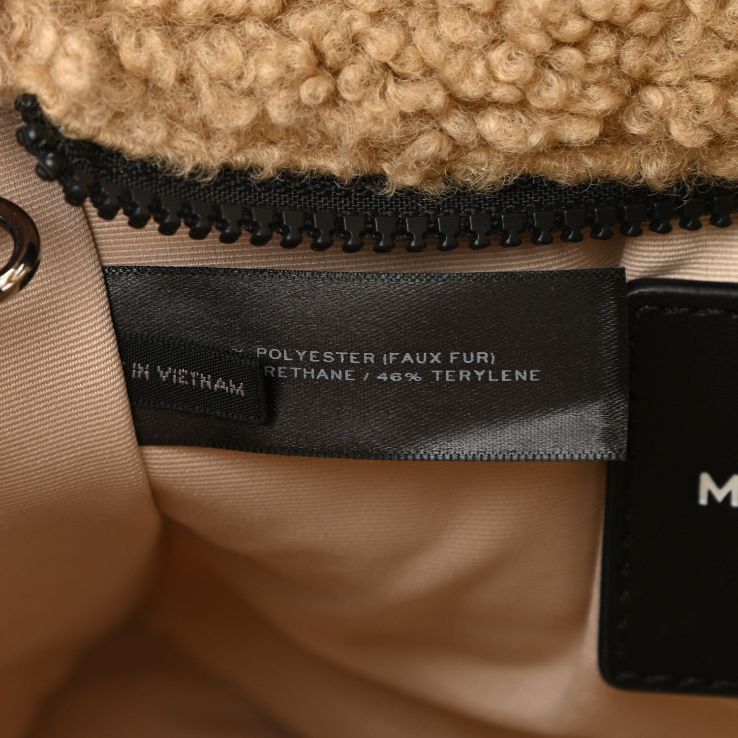 Marc Jacobs Polyester Cotton Mini The Teddy Traveler Tote Bag Beige 8 of 9